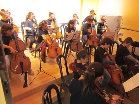 Intercanvi violoncels Guissona-Calaf